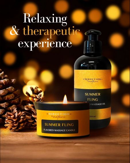 Summer Fling Edible Massage Oil Candle