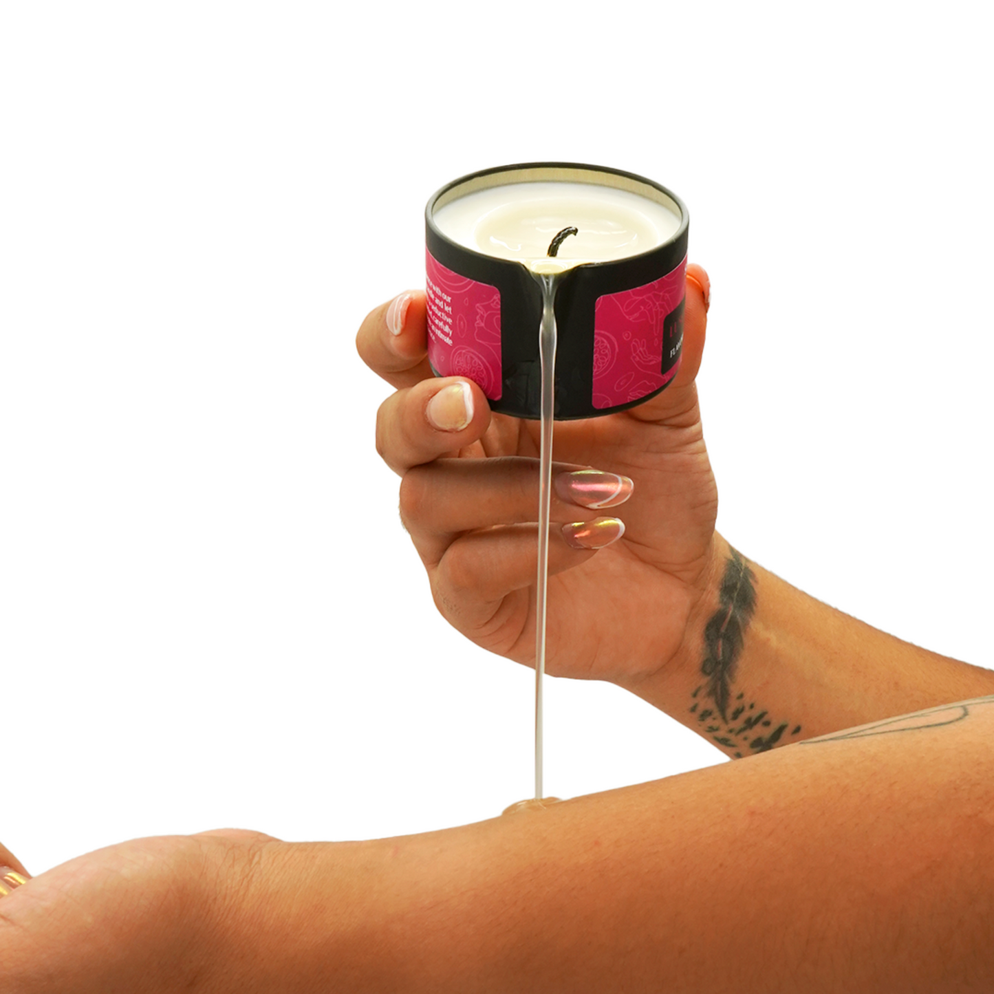 Luscious Passion Edible Massage Oil Candle