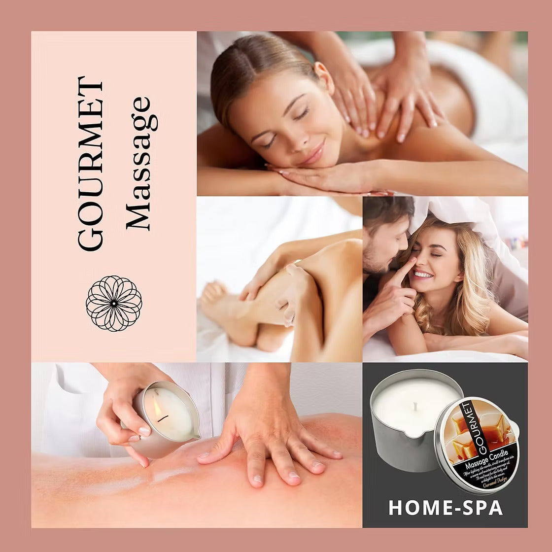 Caramel Fudge Scent - Massage Candle