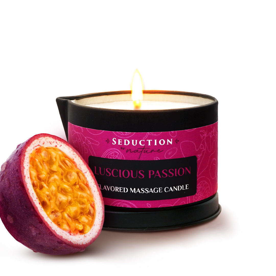 Luscious Passion Edible Massage Oil Candle