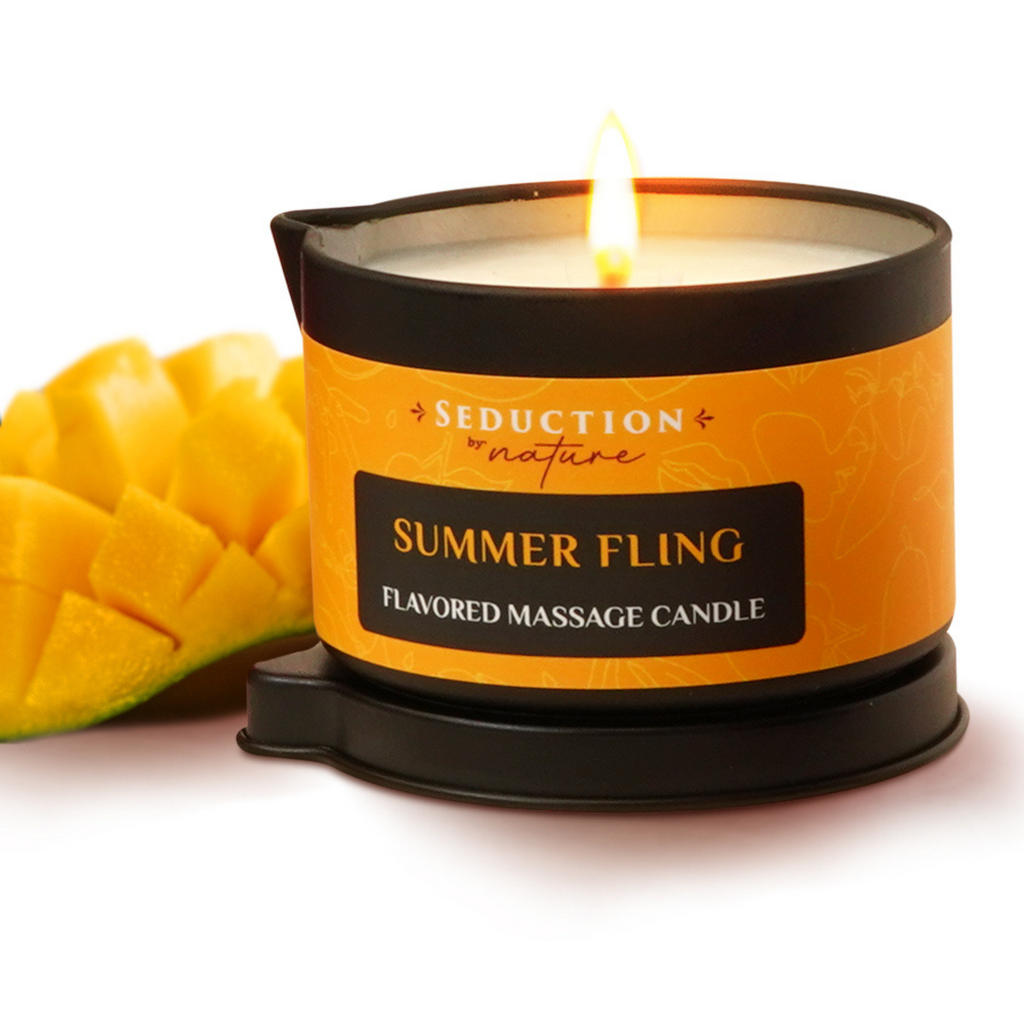 Summer Fling Edible Massage Oil Candle