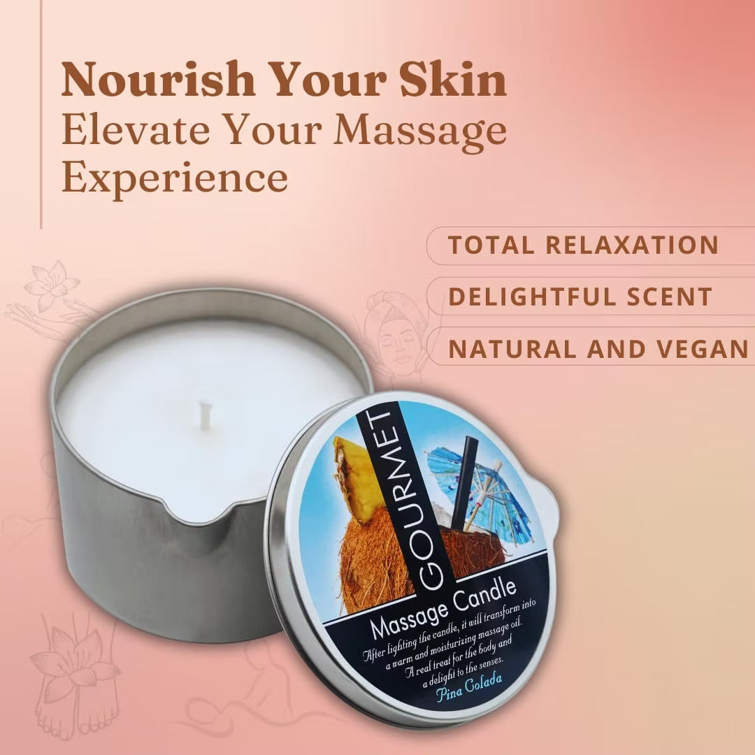 Piña Colada Scent - Massage Candle