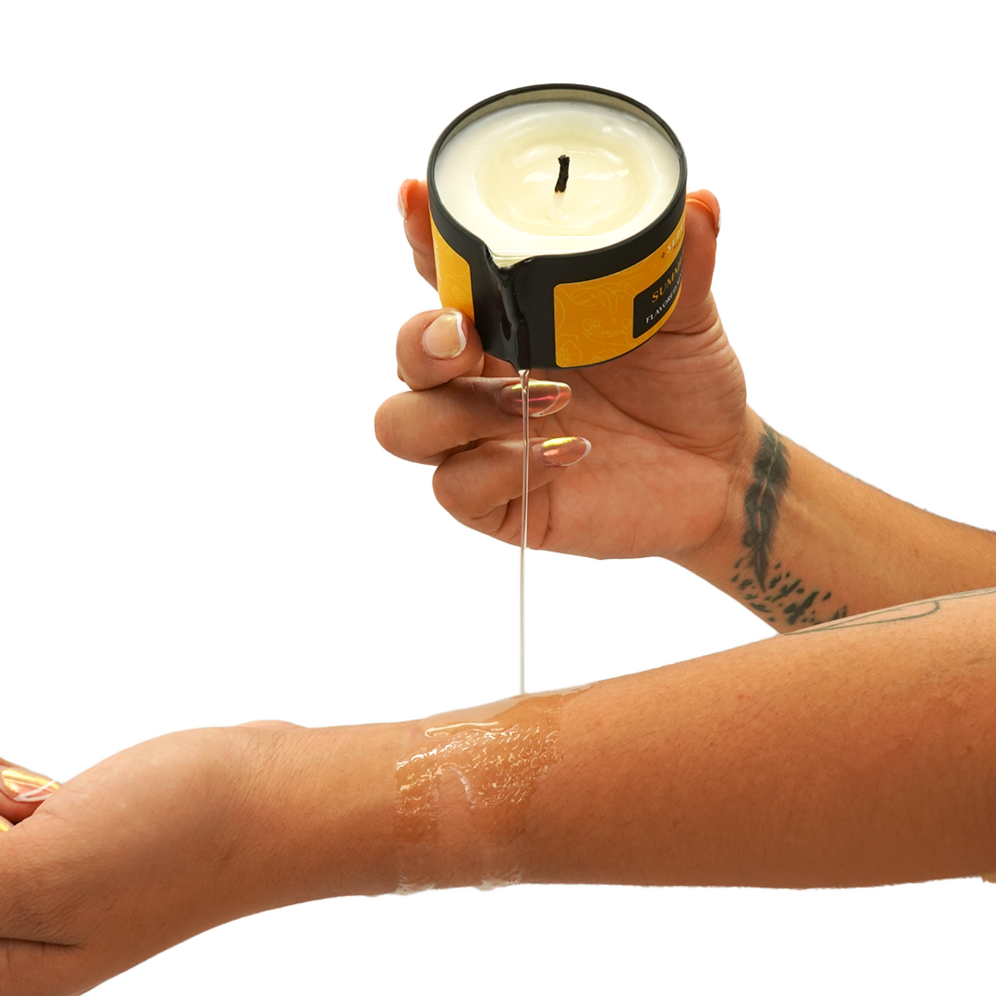 Summer Fling Edible Massage Oil Candle