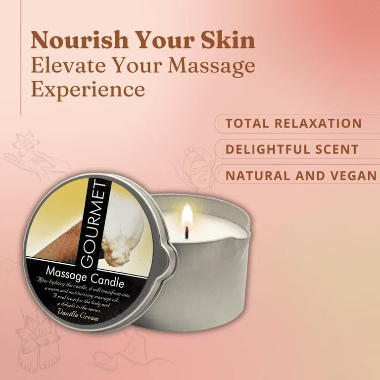Vanilla Cream Scent - Massage Candle