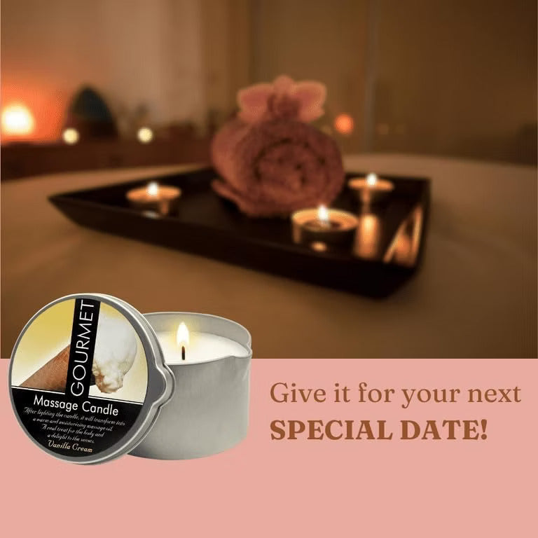 Vanilla Cream Scent - Massage Candle