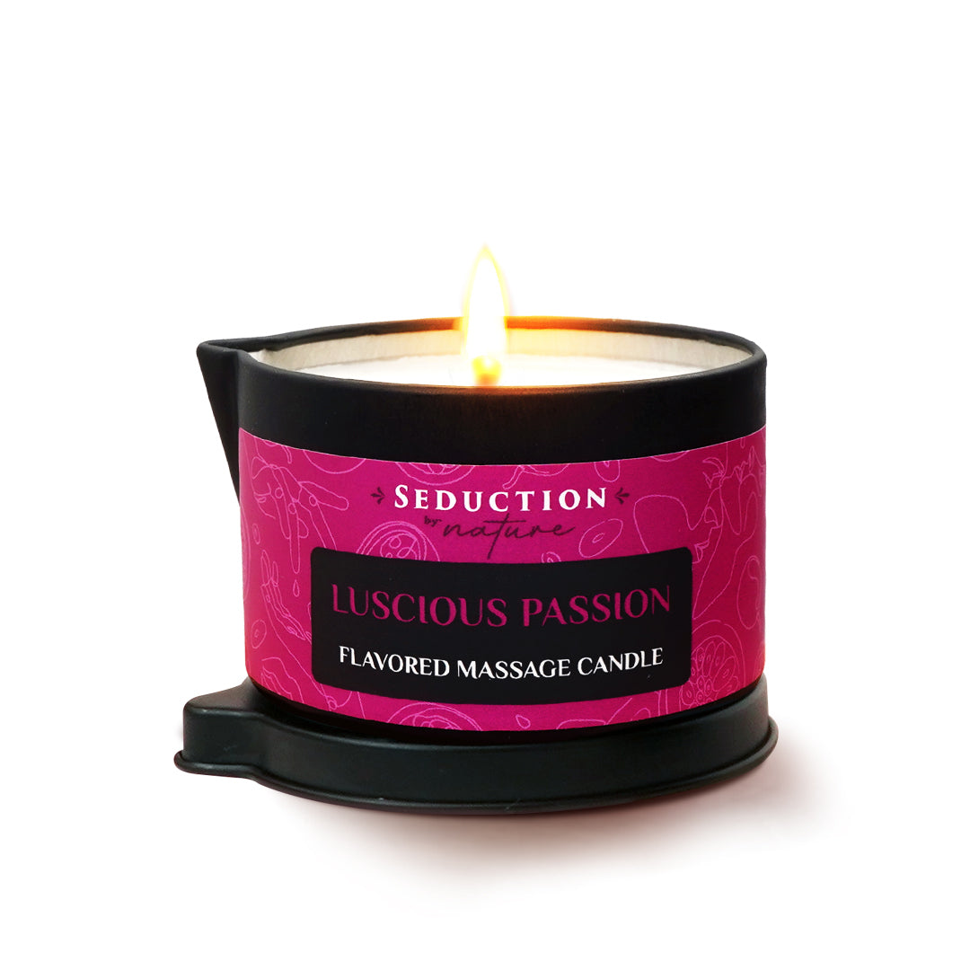 Luscious Passion Edible Massage Oil Candle