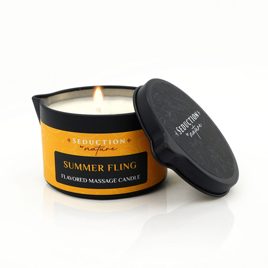 Summer Fling Edible Massage Oil Candle
